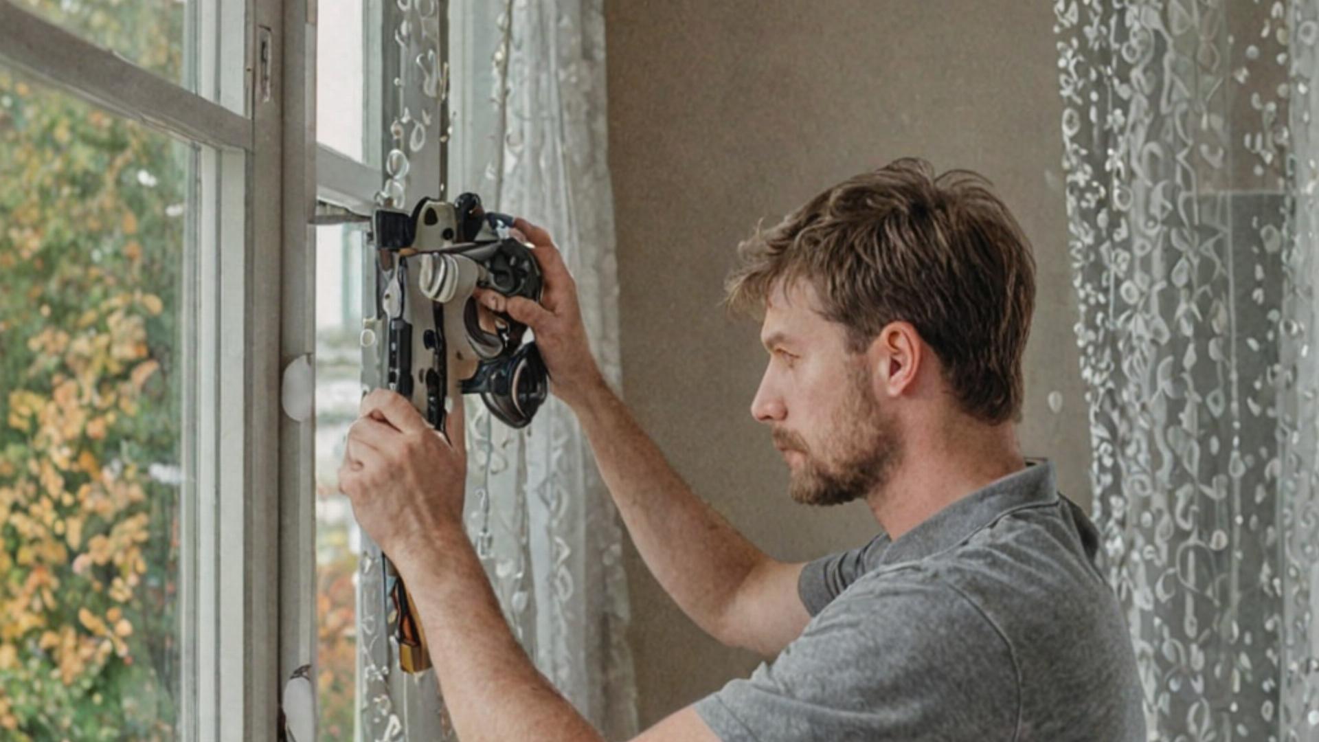 Professional window treatment installation